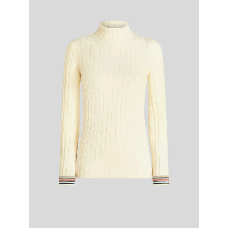 POLO NECK WOOL JUMPER