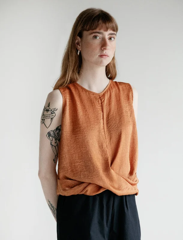 Knot Tank Burnt Orange