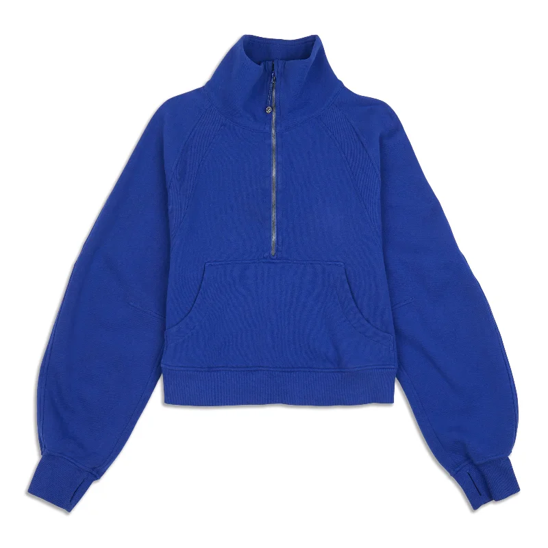 Scuba Oversized Funnel Neck Half Zip - Resale