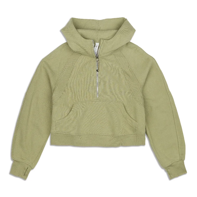 Scuba Oversized Half-Zip Hoodie - Resale