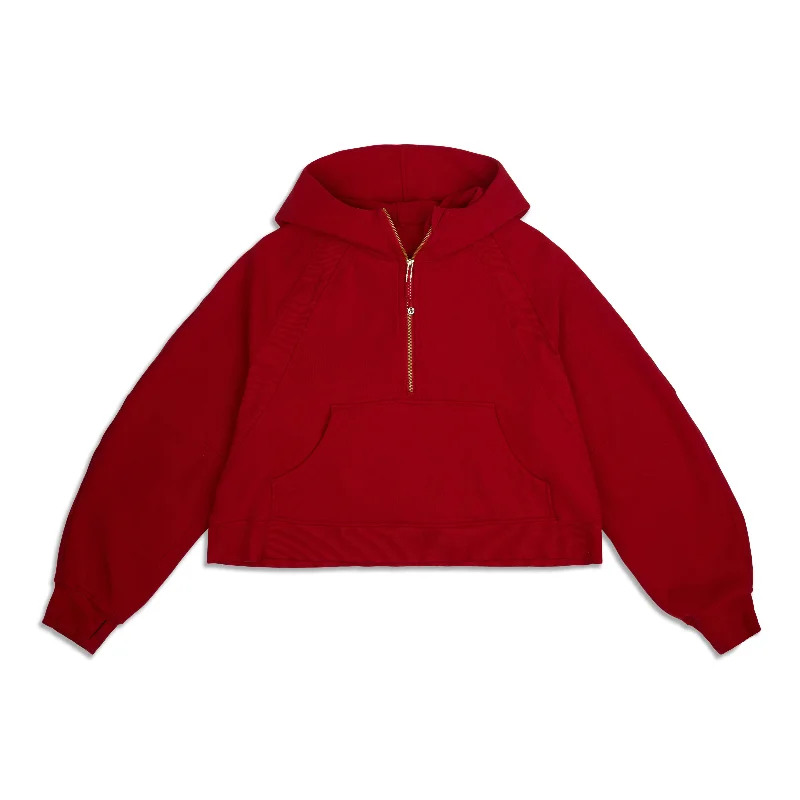 Scuba Oversized Half-Zip Hoodie - Resale