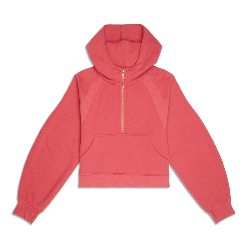 Scuba Oversized Half-Zip Hoodie - Resale