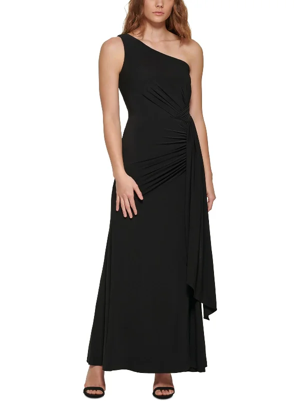 Womens One Shoulder Formal Evening Dress