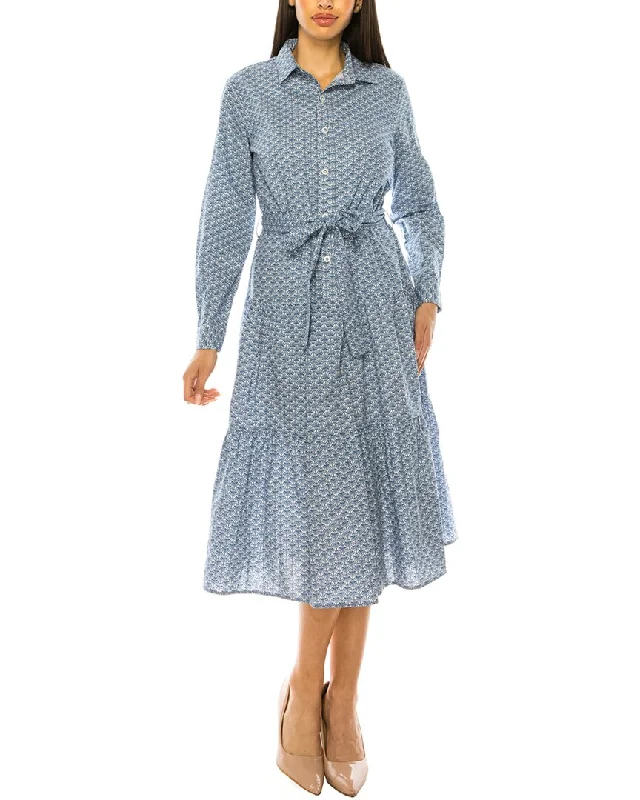 YAL New York Printed Shirtdress