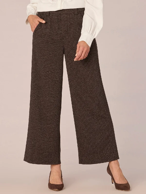 "Ab"leisure Skyrise Pull On Wide Leg Pants with Side Panels