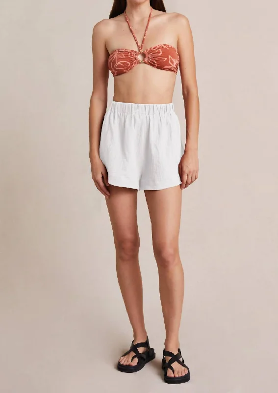 Aleah Shorts In Ivory