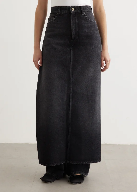 Denim Skirt Pants