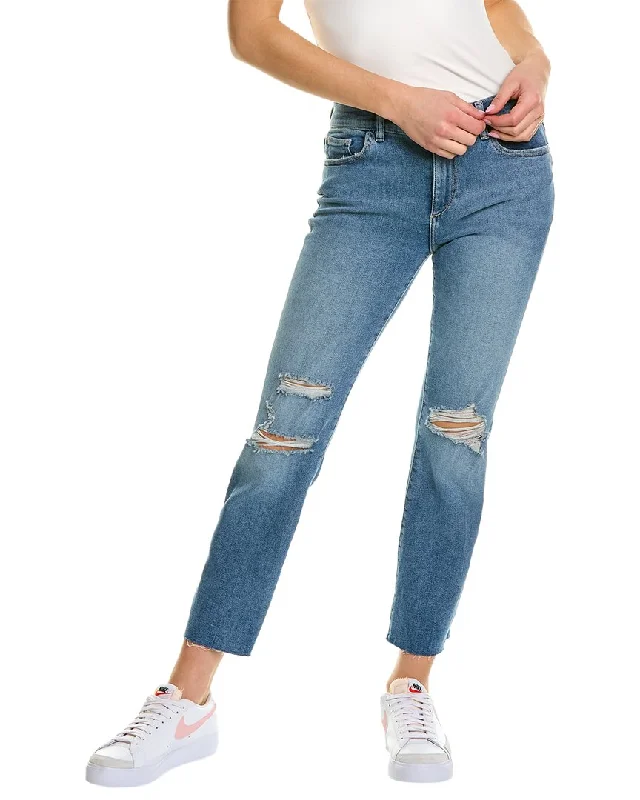 DL1961 Mara Light Distressed Ankle Straight Jean