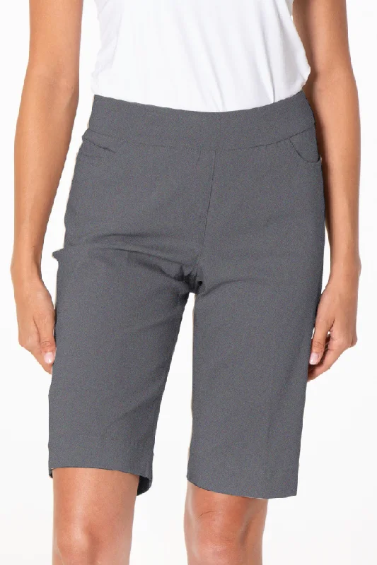 Charcoal Golf Shorts With Pockets