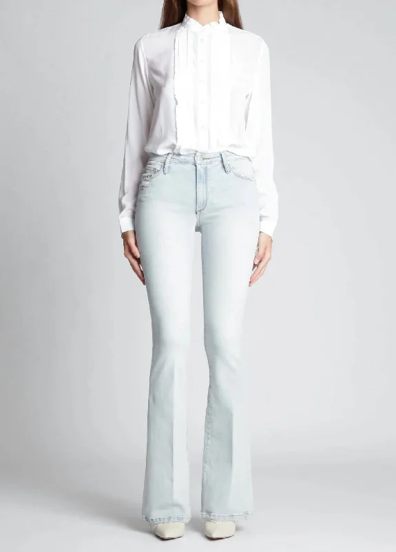 Mia Skinny Flare Jeans In Voulez Vous