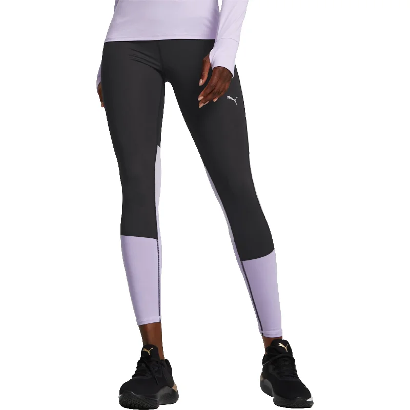 Puma Run Favourite Regular Rise Womens Long Running Tights - Black