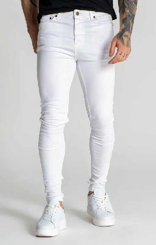 White Core Skinny Jeans