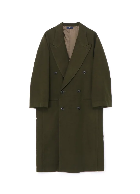 STRETCHY MOLESKIN TAILORED COAT