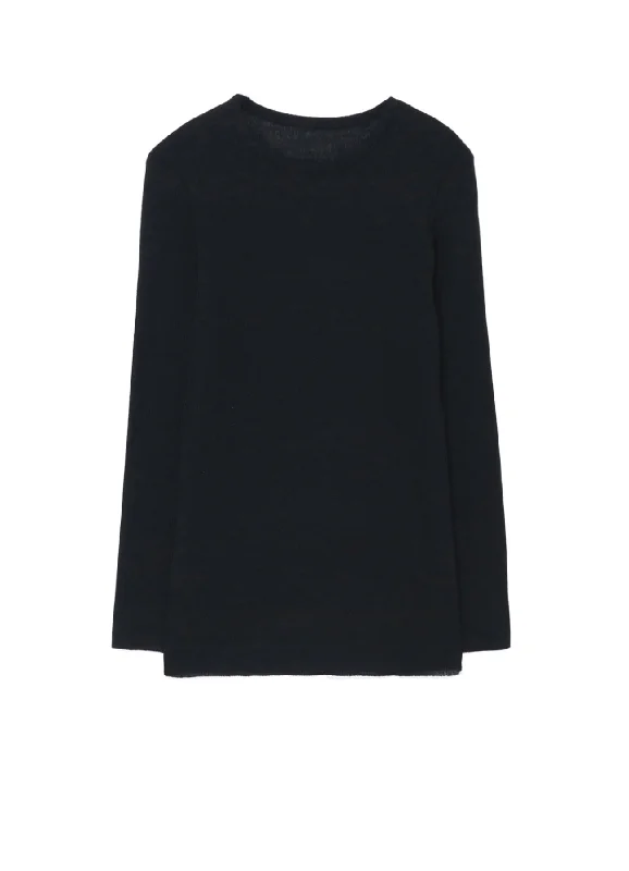 ROUND NECK LONG SLEEVE T-SHIRT