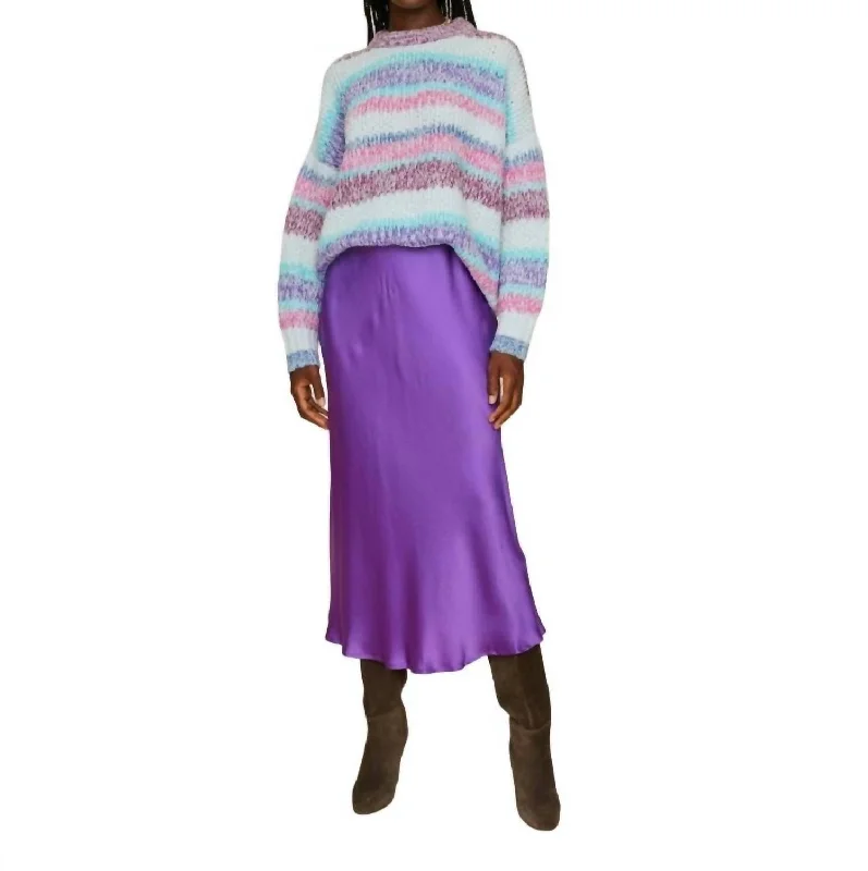 Audrina Skirt In Purple Topaz