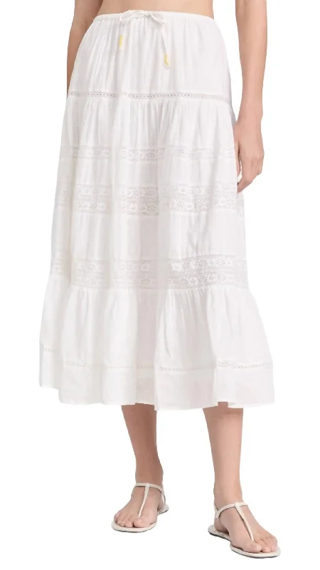 Vacance Skirt In White