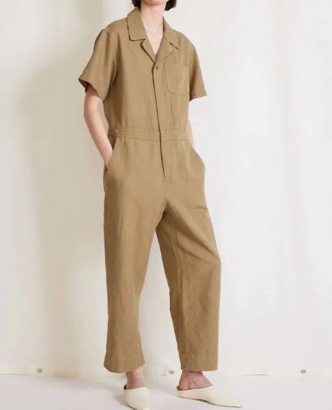 Raito Jumpsuit In Khaki