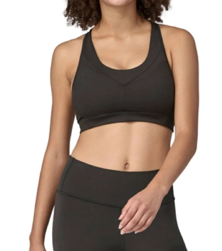 Wild Trails Sports Bra In Black