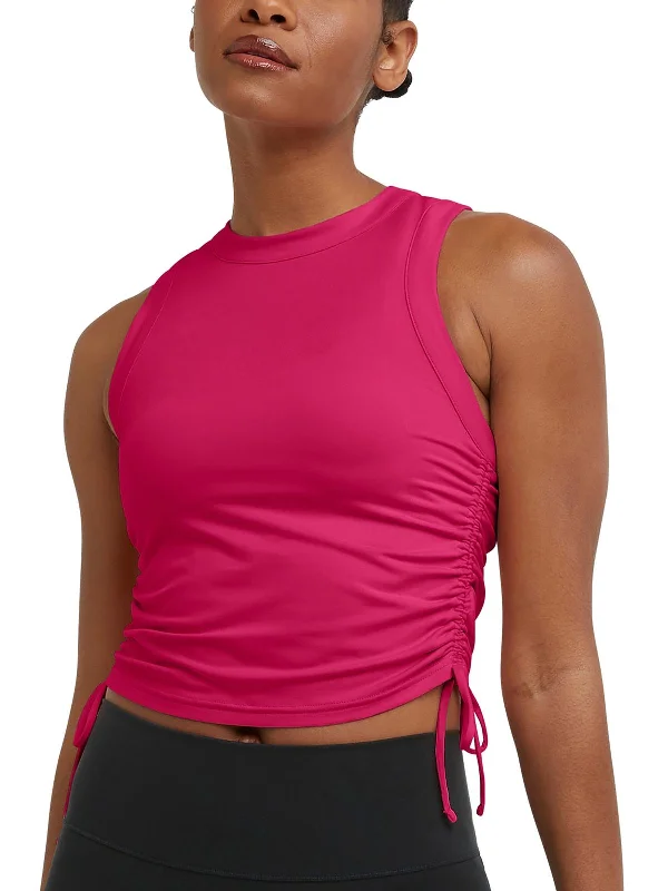 Womens Racerback Tank Crop Top