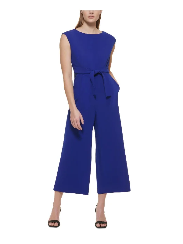 Womens Romper Tie-Waist Jumpsuit