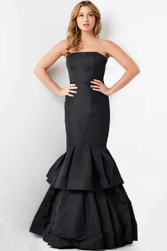 Jovani 22921 Long Mermaid Ruffle Formal Prom Dress