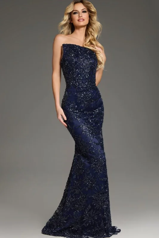 Jovani 40608 Long Formal Mermaid Sequin Prom Dress